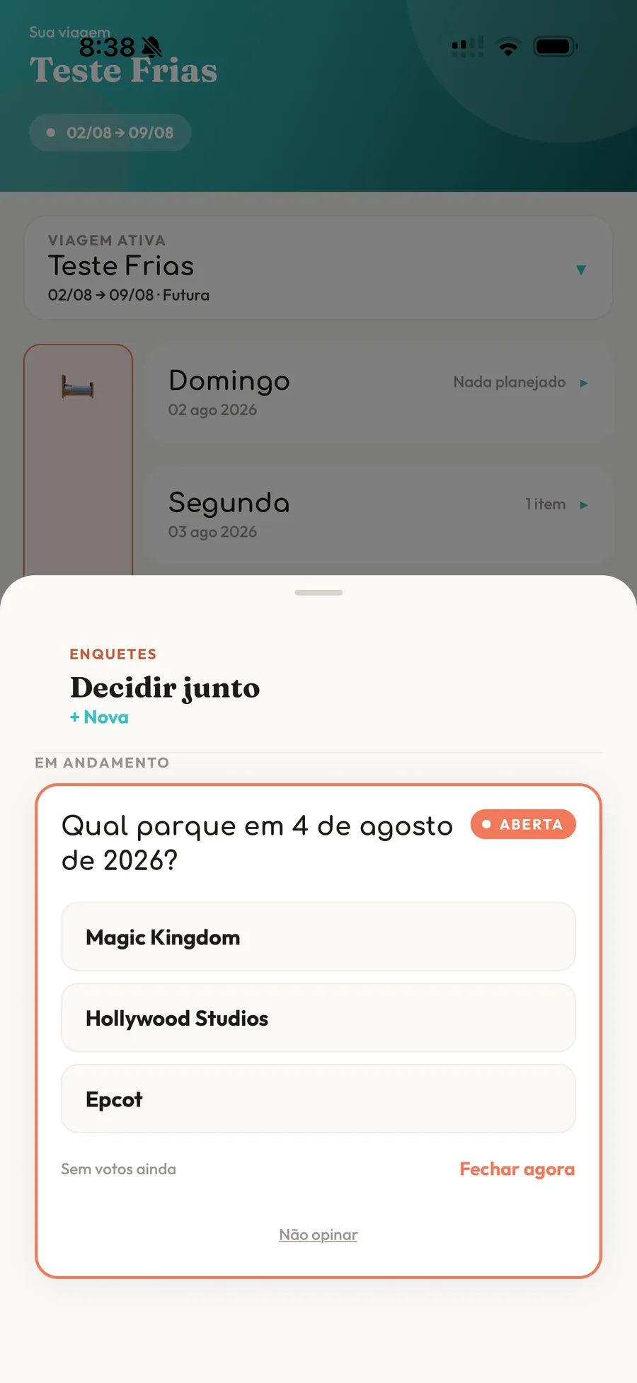 Enquetes da família